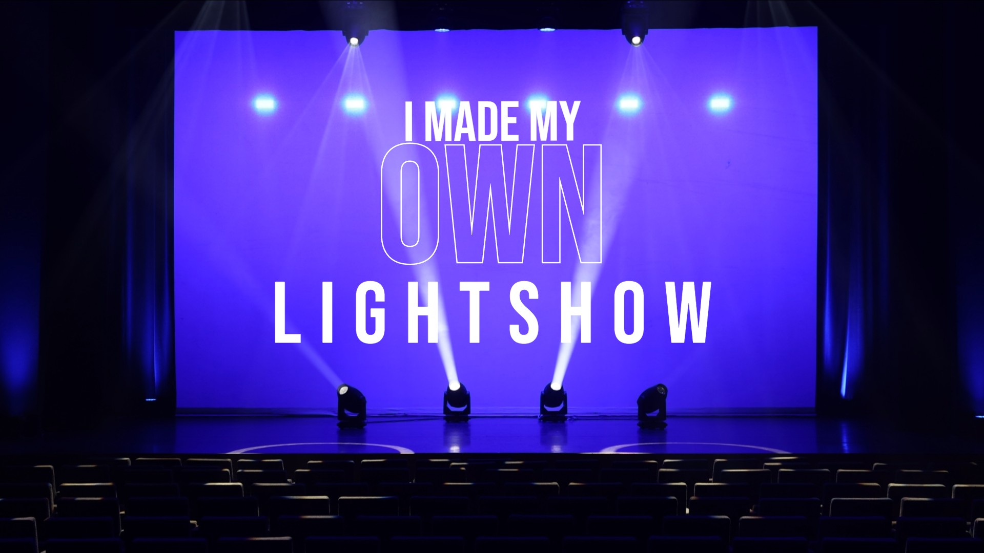 Mijn Eigen Echte Lichtshow In Een Echt Theater